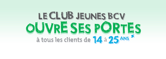 Adhérez au Club Jeunes BCV