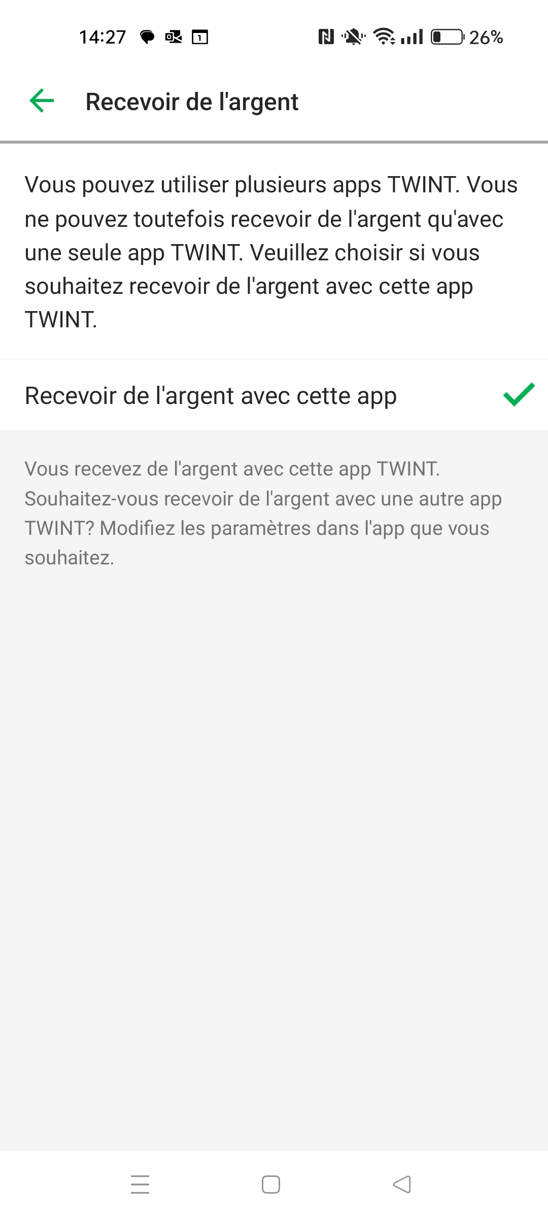 BCV TWINT Android 2.14.19 receive money with this app