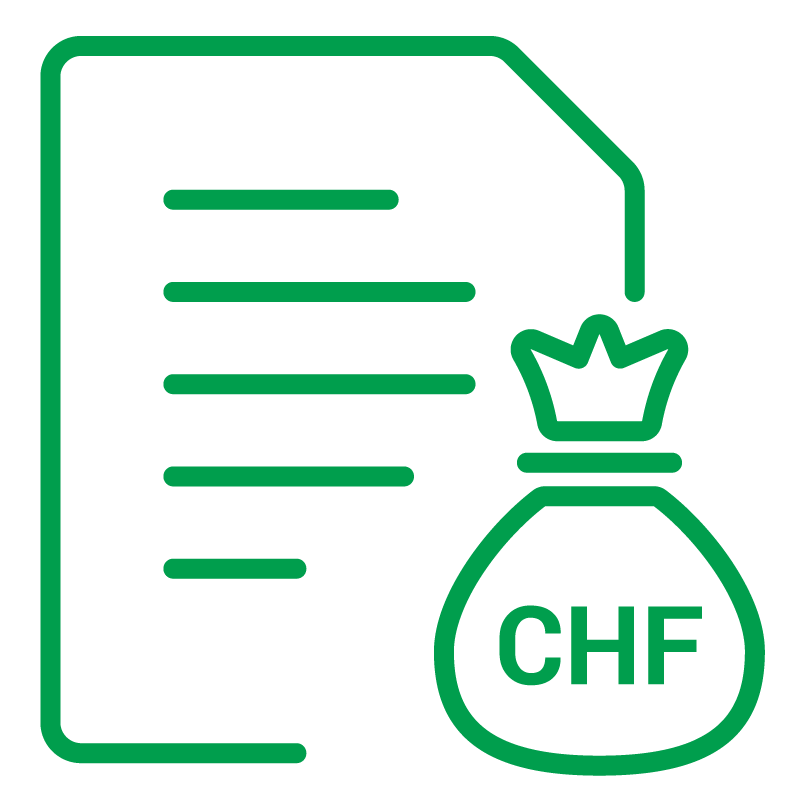 Icône pas de commissions