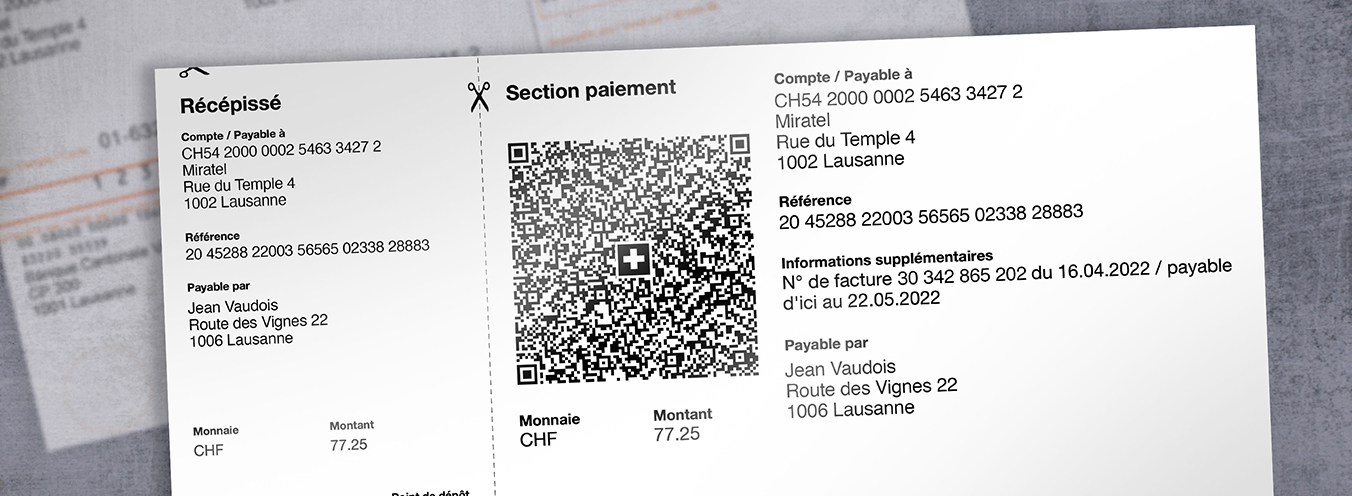 Passez sans tarder à la QR-facture
